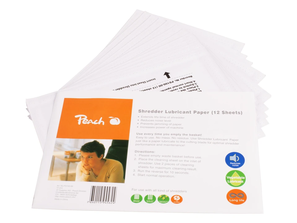 Peach PS100-00 smörjpapper 12-pack